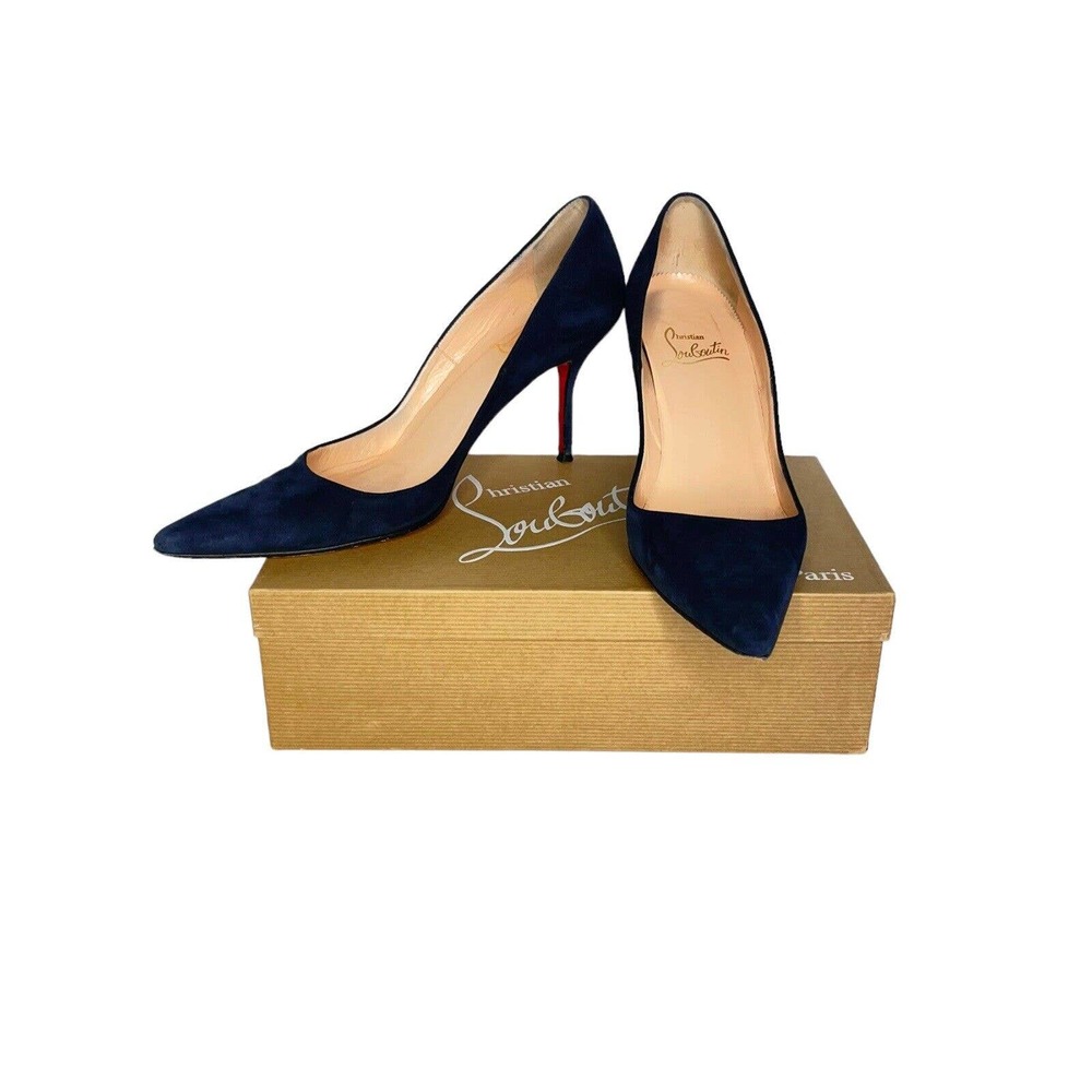 Christian Louboutin Navy Heels